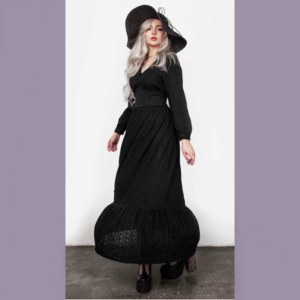 Disturbia Freya Broderie Maxi Dress